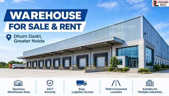 warehouse land for sale and rent in dhum dadri greater noida